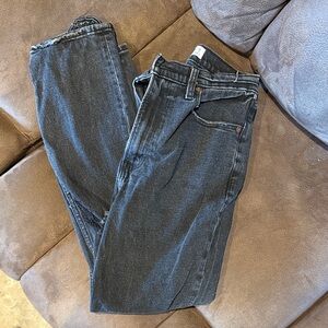 Abercrombie & Fitch High Rise Gray Jeans